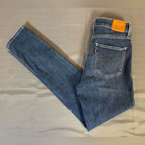 Levi’s 721 High Rise Skinny Jeans – Women’s W28 L30 – Distressed Knees